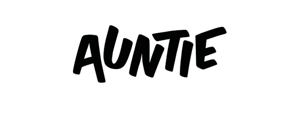 Linkity asiakas referenssi Auntie logo